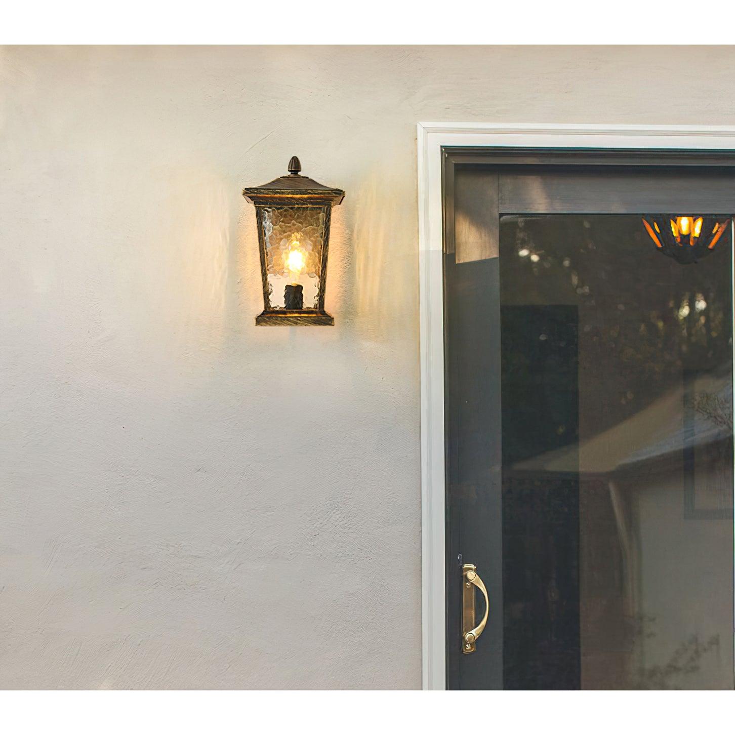Edwin Birdcage Elegance Glass Outdoor Wall Lamp - Letslighting