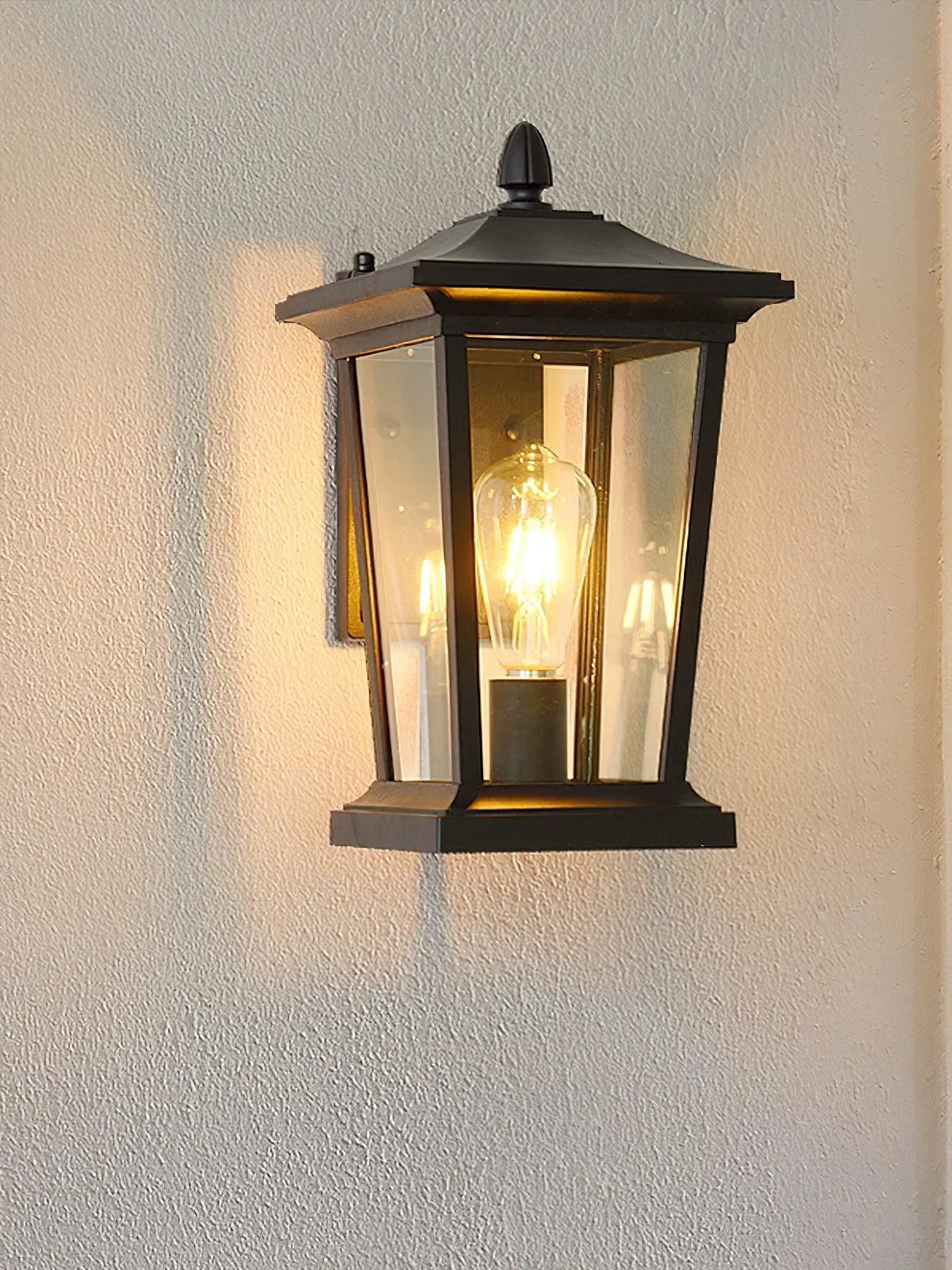 Edwin Birdcage Elegance Glass Outdoor Wall Lamp - Letslighting