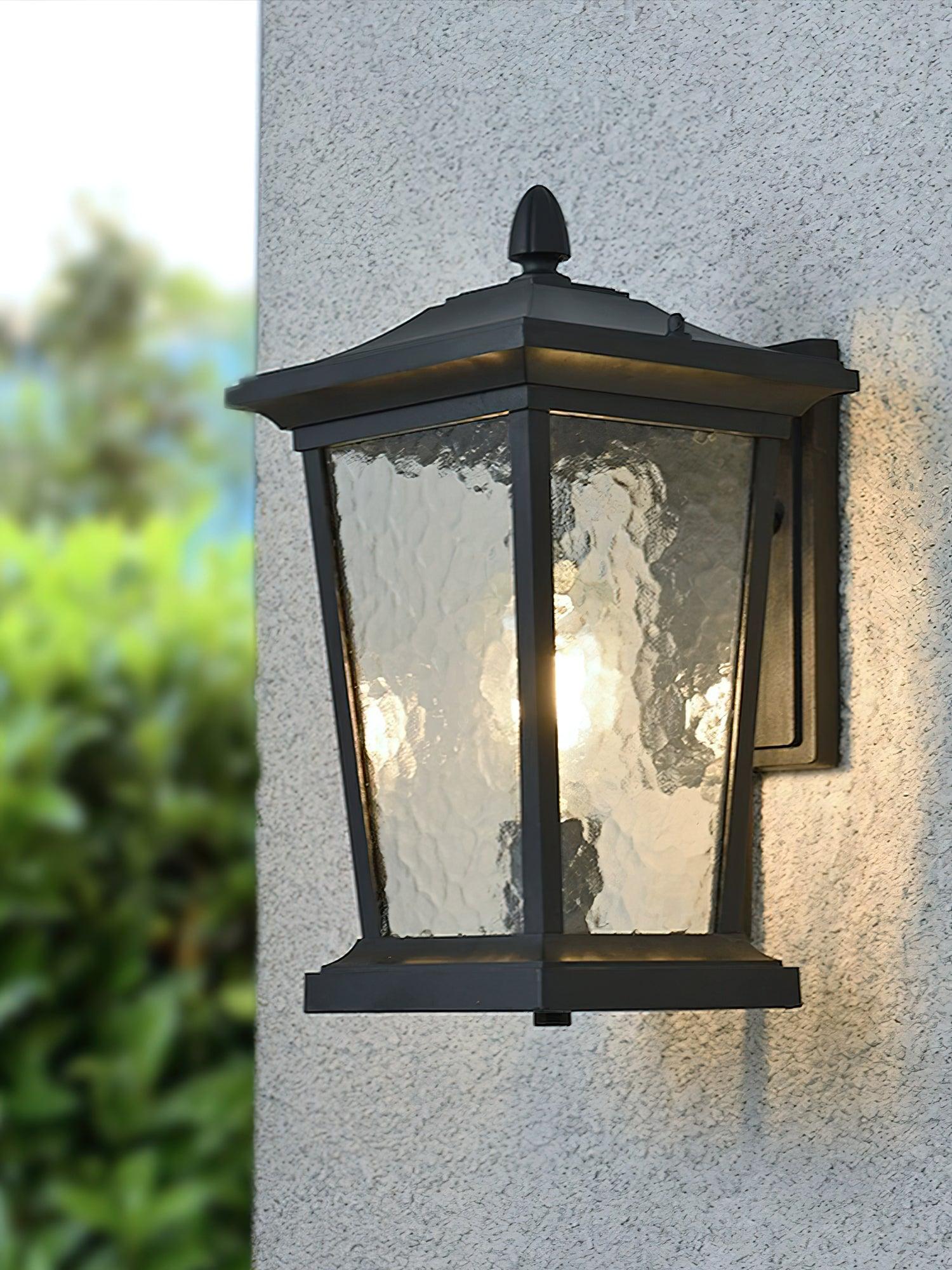 Edwin Birdcage Elegance Glass Outdoor Wall Lamp - Letslighting