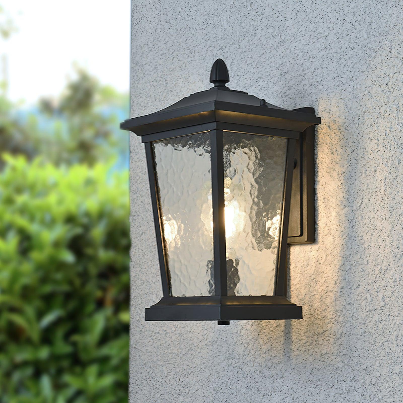 Edwin Birdcage Elegance Glass Outdoor Wall Lamp - Letslighting