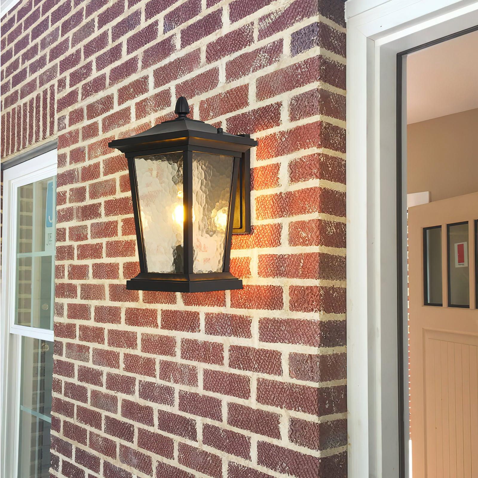 Edwin Birdcage Elegance Glass Outdoor Wall Lamp - Letslighting