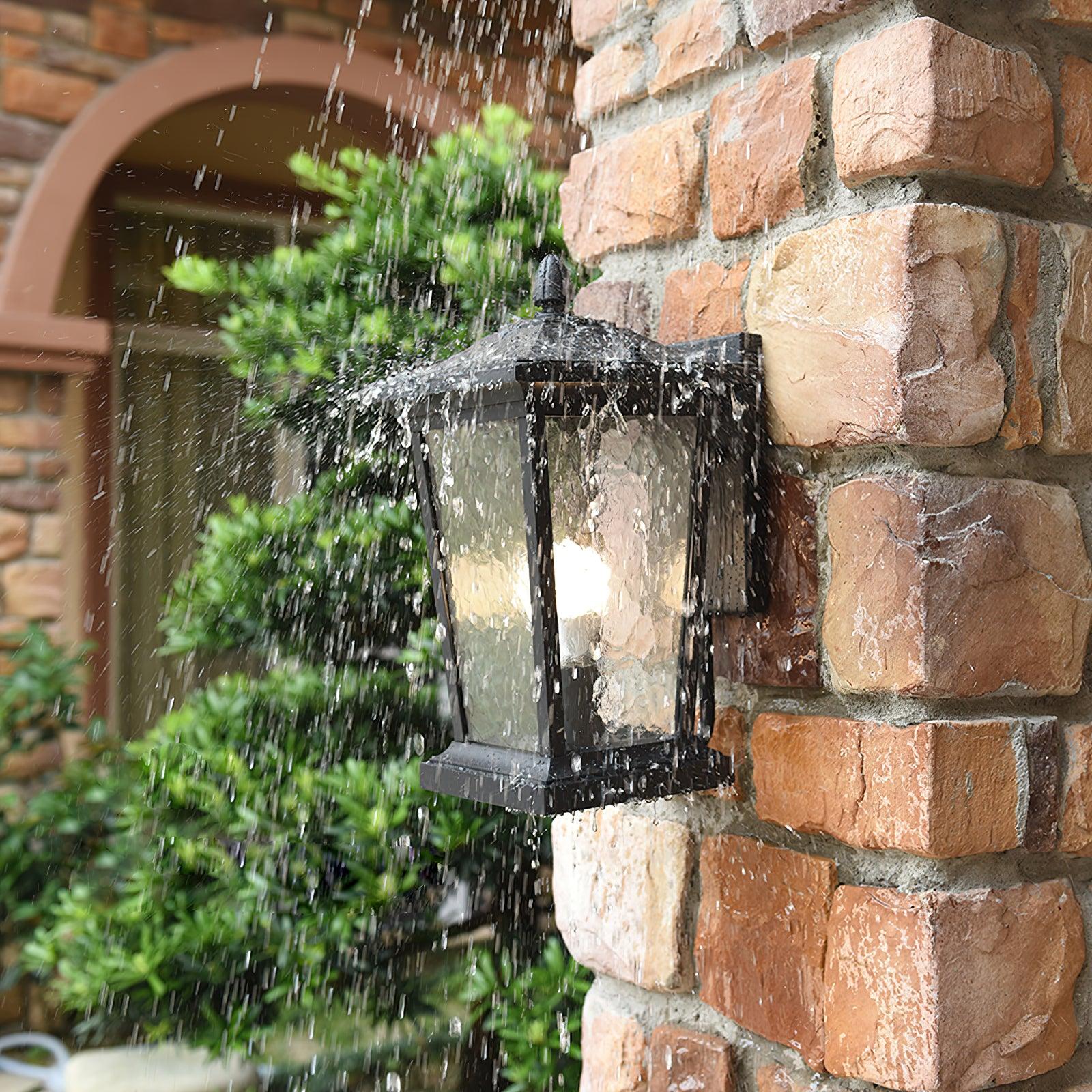 Edwin Birdcage Elegance Glass Outdoor Wall Lamp - Letslighting