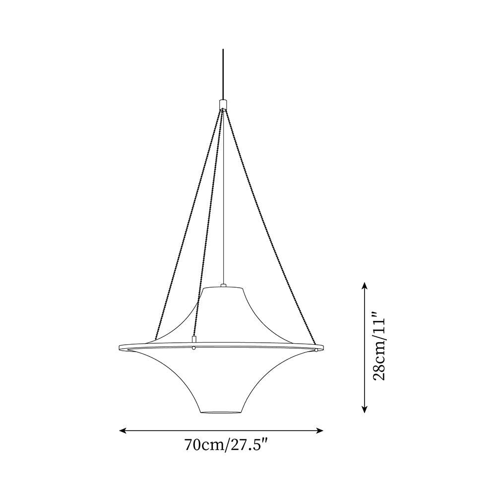 Wavelet UFO Pendant Light - Letslighting