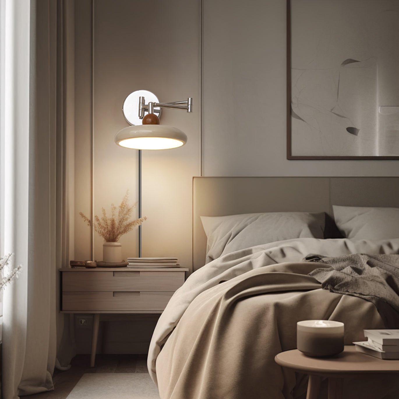 Aira Plug-in Wall Lamp Green/Beige