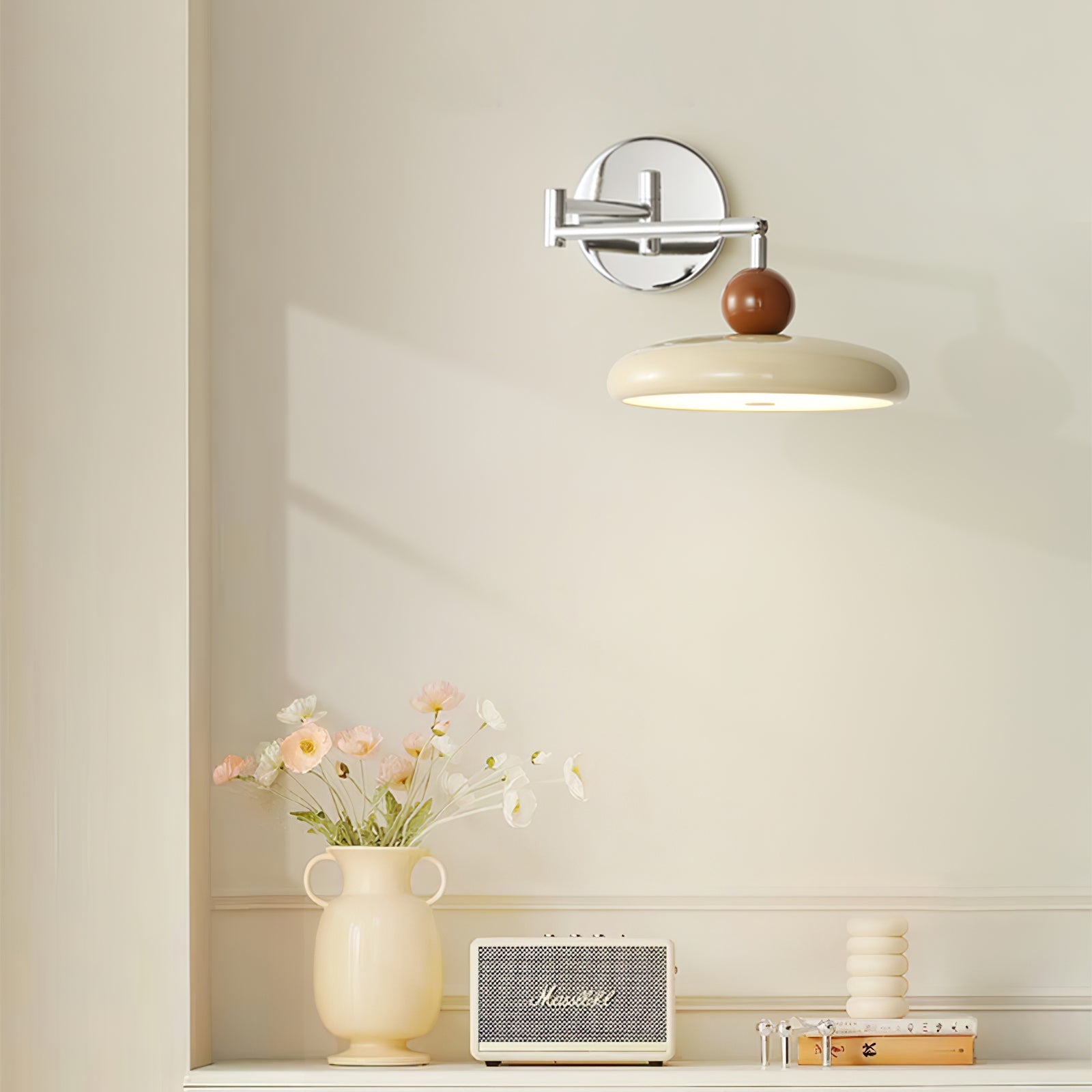 Aira Plug-in Wall Lamp Green/Beige