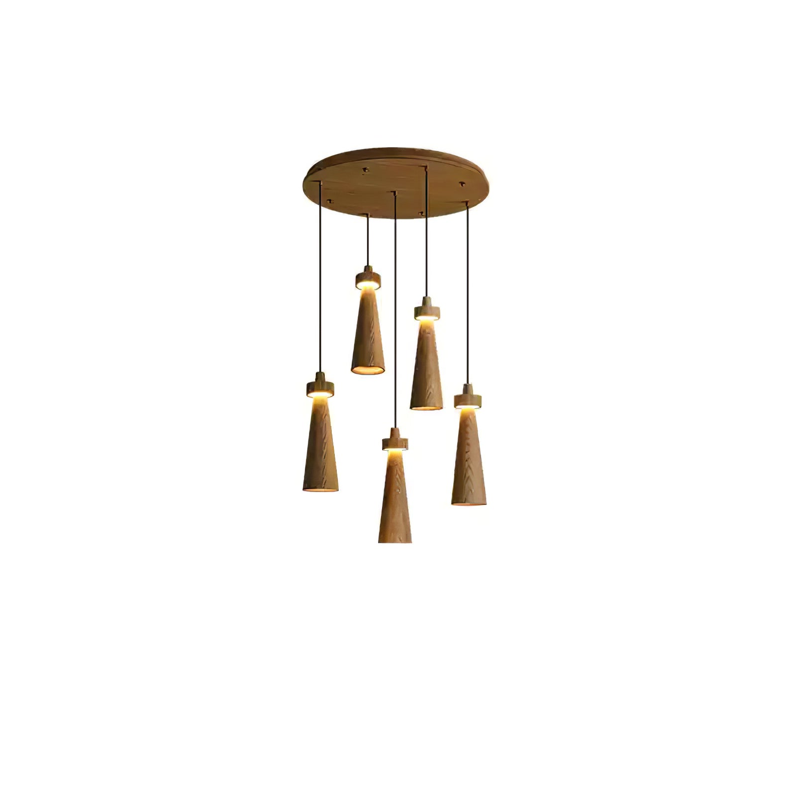 Taper Minimalist Wood Pendant Light - Letslighting