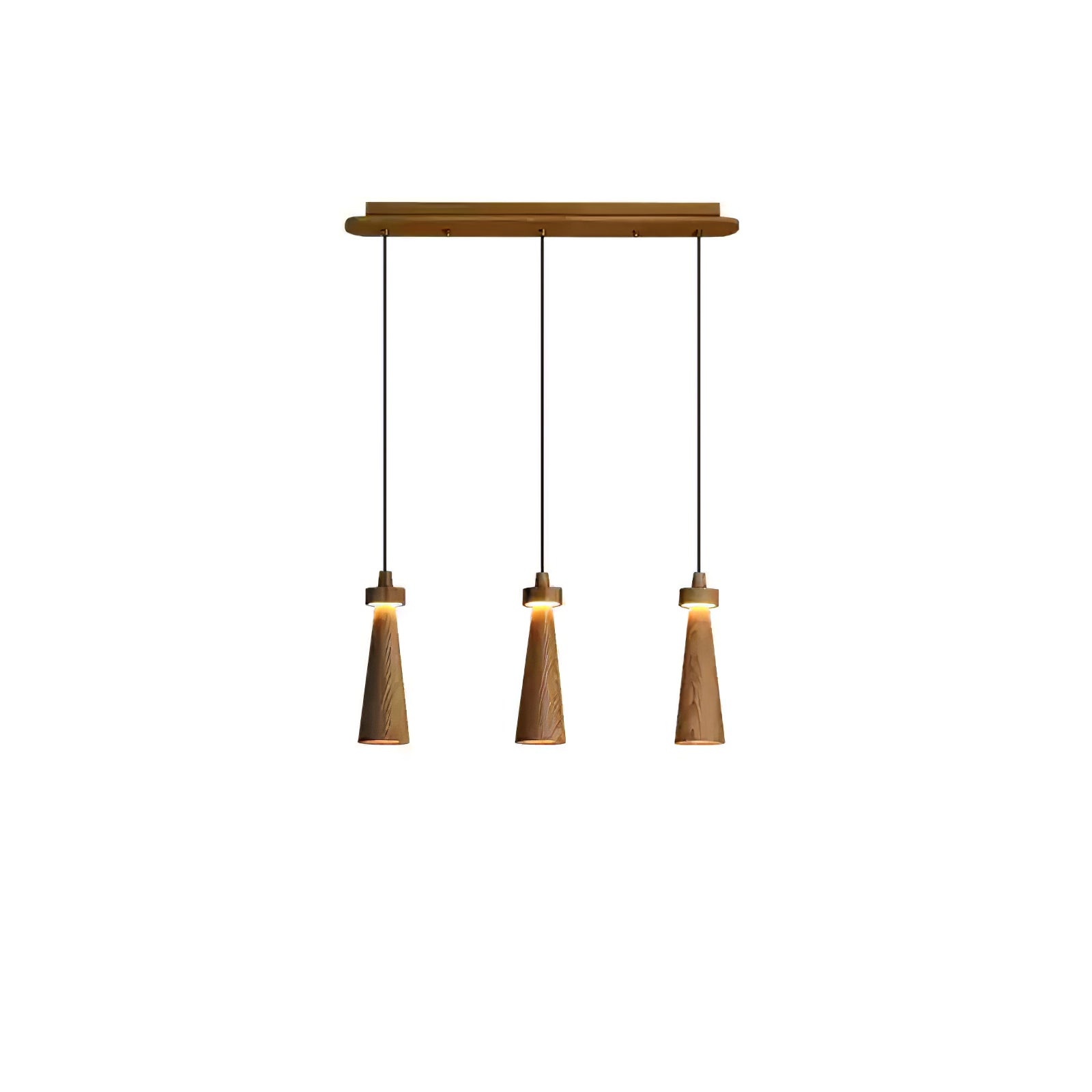 Taper Minimalist Wood Pendant Light - Letslighting