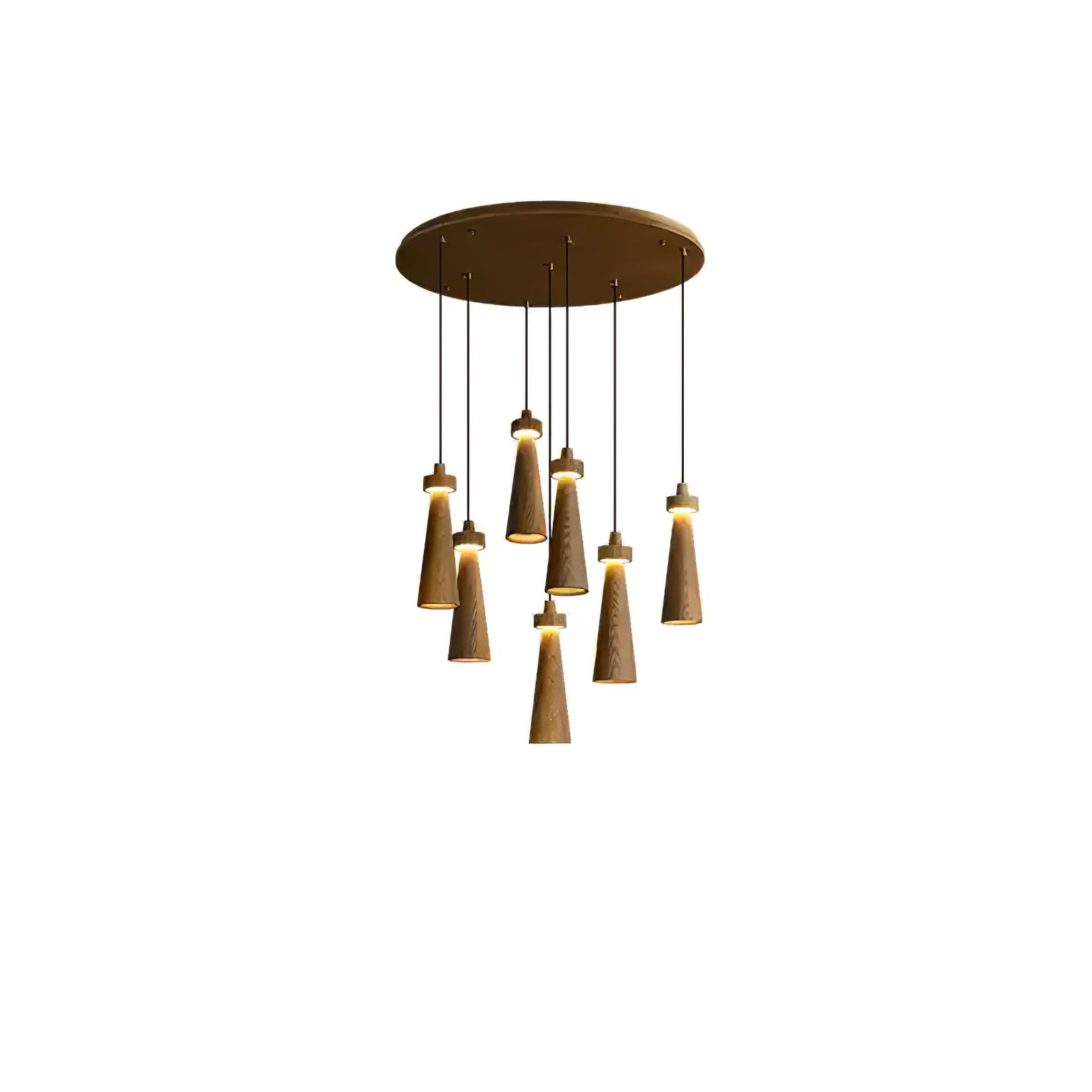 Taper Minimalist Wood Pendant Light - Letslighting