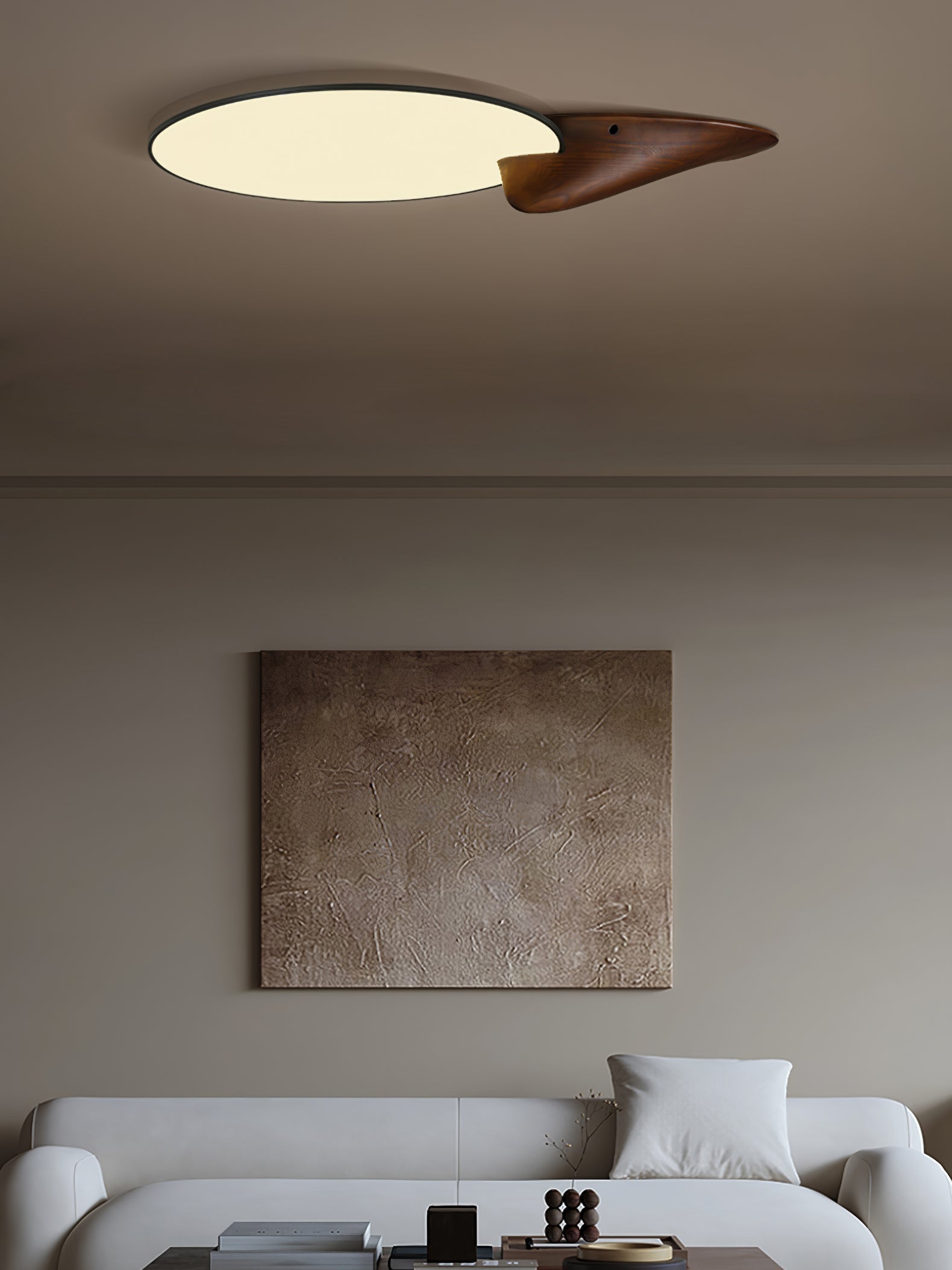 Zovenel Premium Elegance Peak Wood Ceiling Lamp - Letslighting