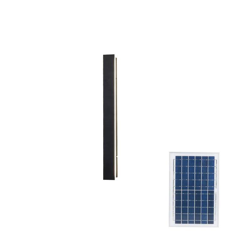 Aurvelyra Long Strip Solar Outdoor Sconce - Letslighting