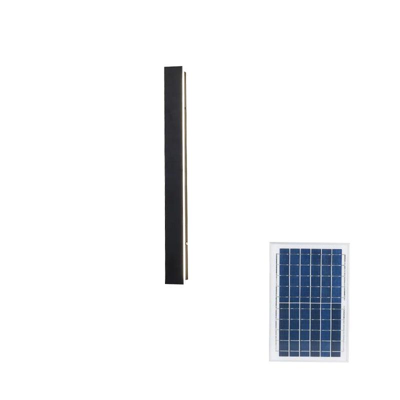 Aurvelyra Long Strip Solar Outdoor Sconce - Letslighting