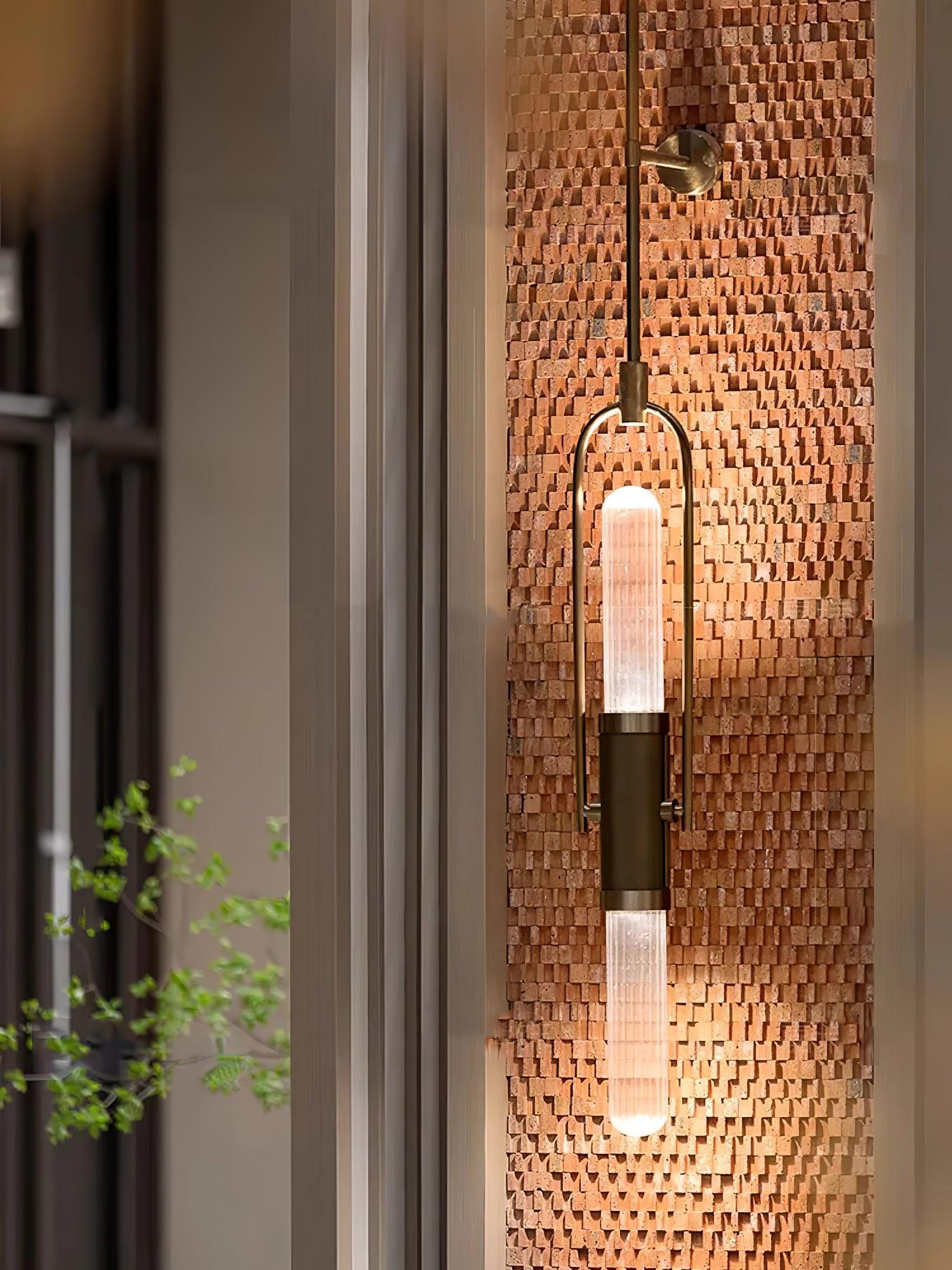 Olraeos Nordic Art Long Arc Glass Wall Lamp - Letslighting