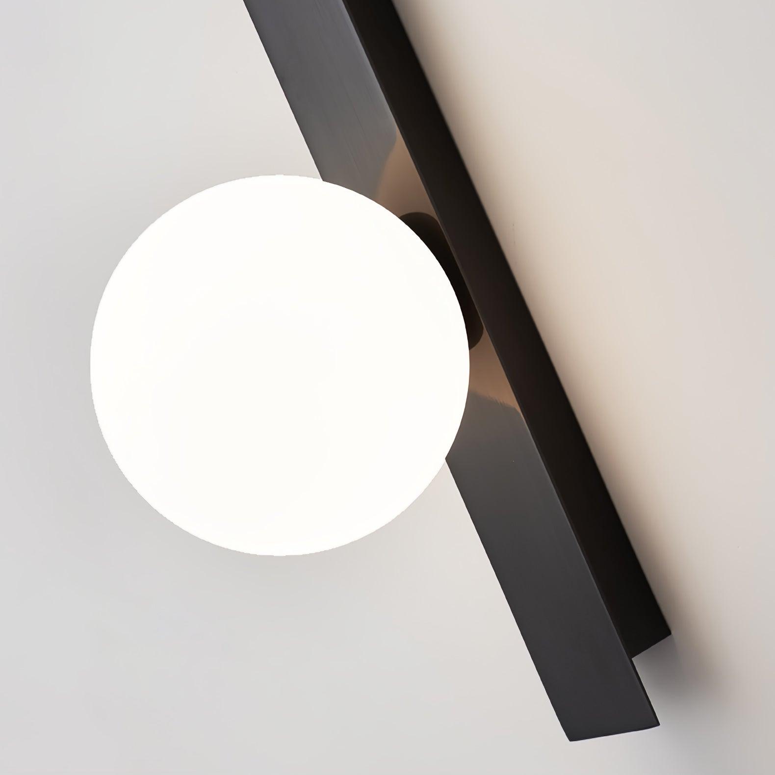 Elarise Brass Glass Minimalist Wall Light - Letslighting