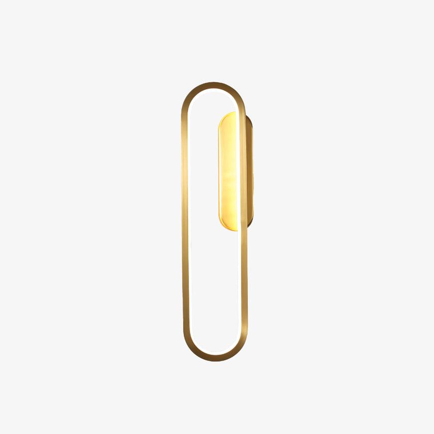 Mirage Classic Long Ova Brass Wall Lamp - Letslighting
