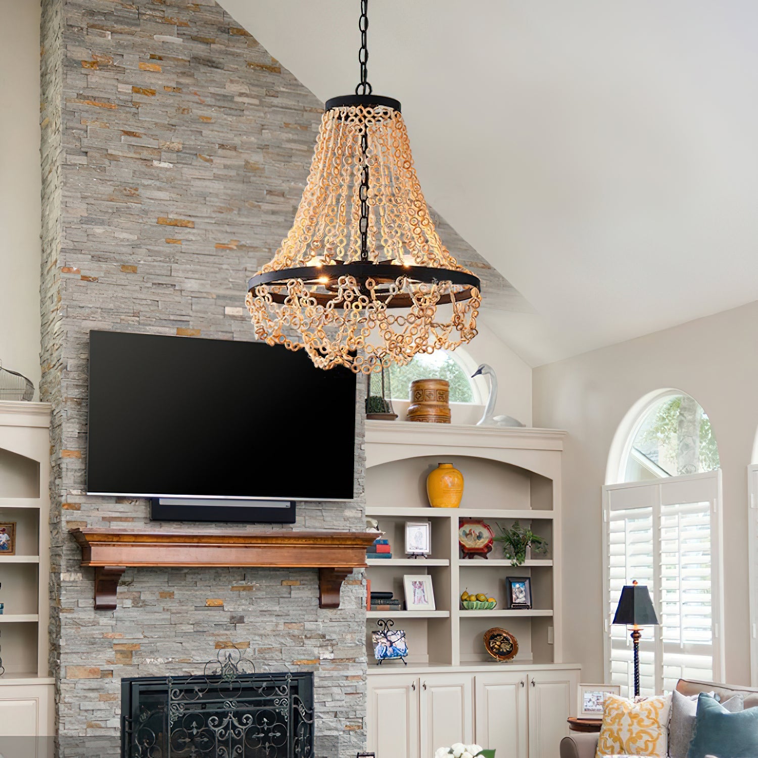 Vevyniel Postmodern Luxury Wooden Chandelier - Letslighting