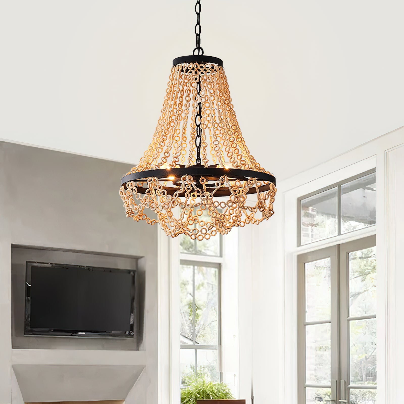 Vevyniel Postmodern Luxury Wooden Chandelier - Letslighting