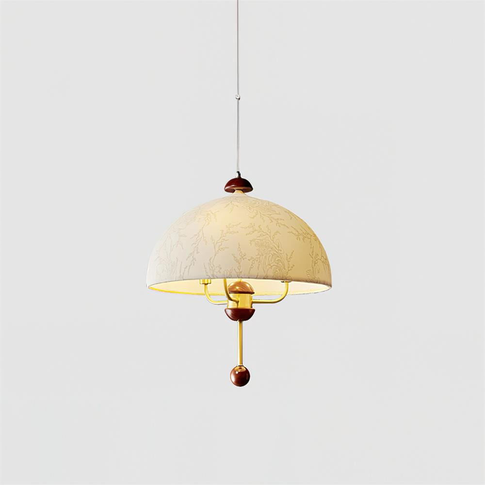 Lonzo Pendant Lamp Fabric Dome - Letslighting
