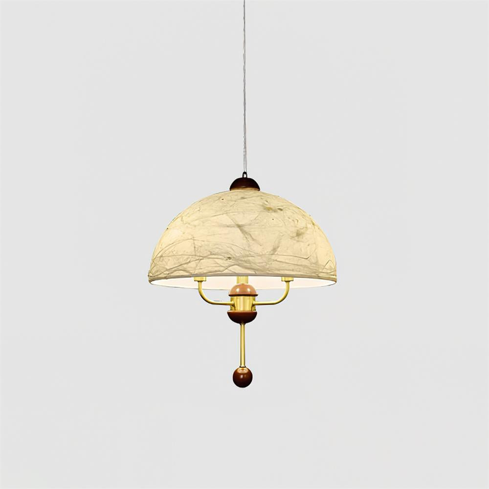 Lonzo Pendant Lamp Fabric Dome - Letslighting
