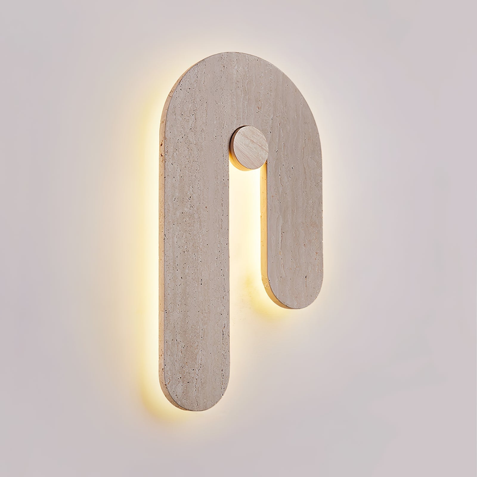 Ithaus Travertine Circular Wall Light