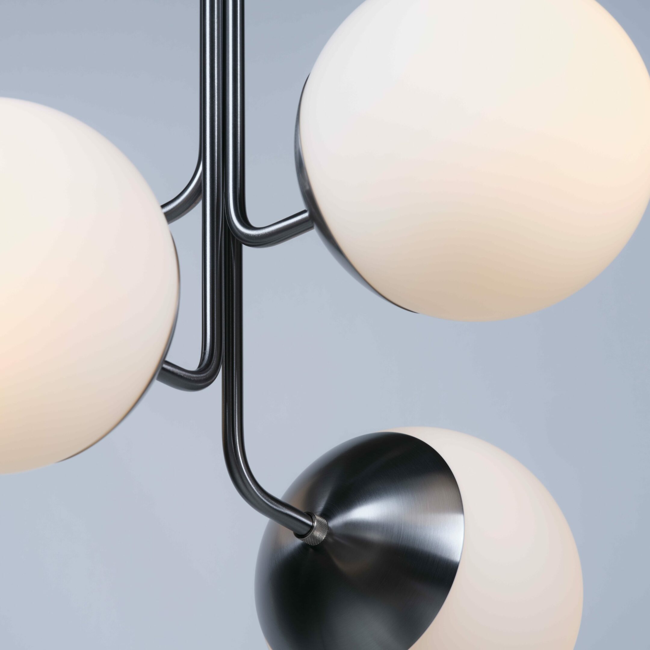 Uzorus Art Bouquet Velvet Green Glass Chandelier - Letslighting