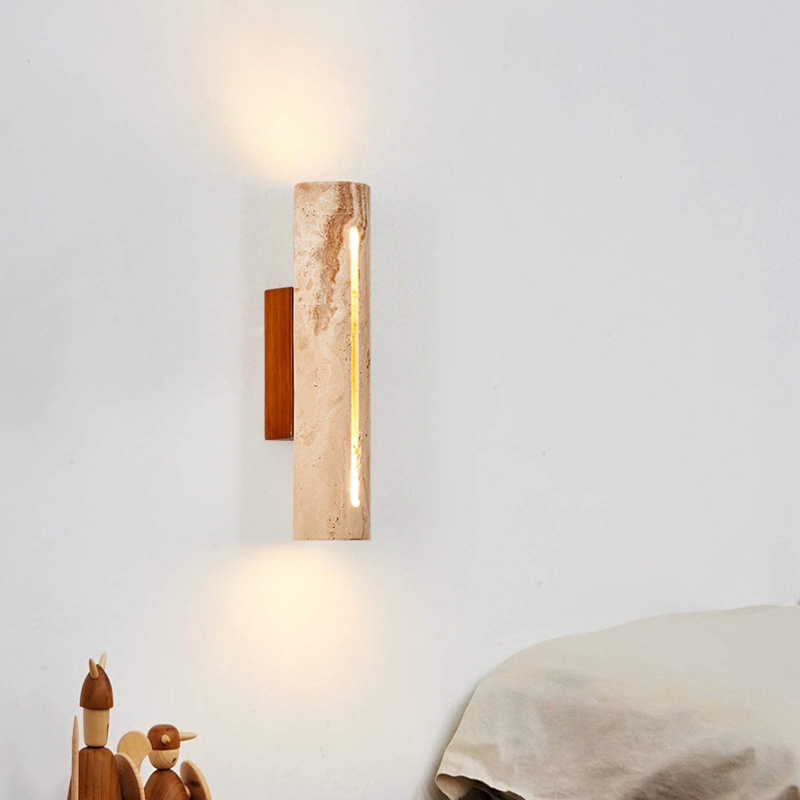 Nissa Travertine Wall Light - Letslighting