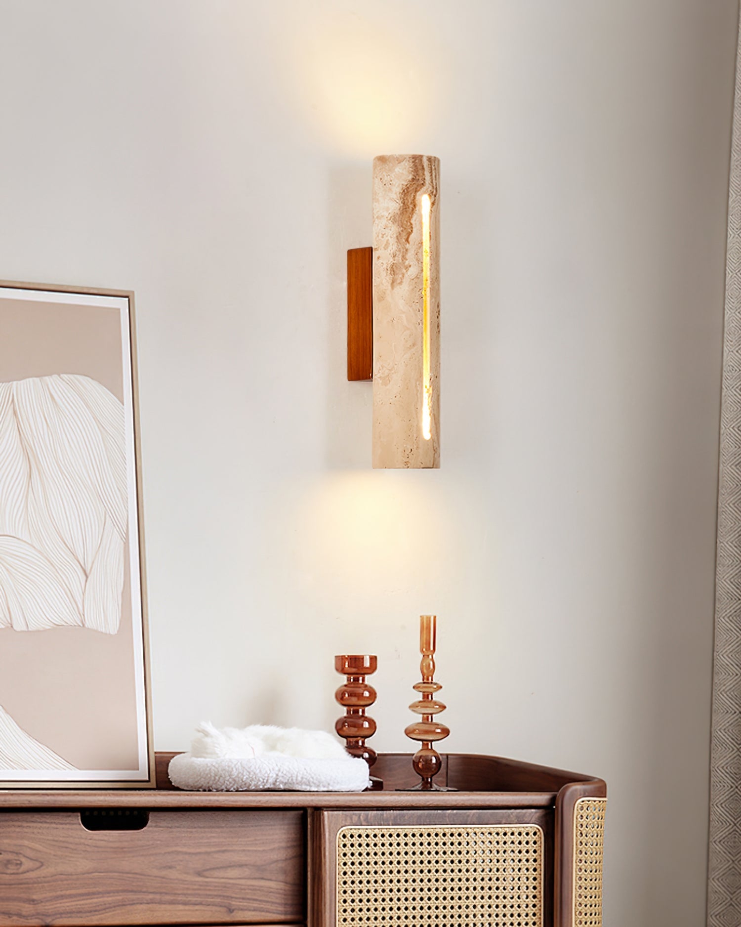 Nissa Travertine Wall Light - Letslighting