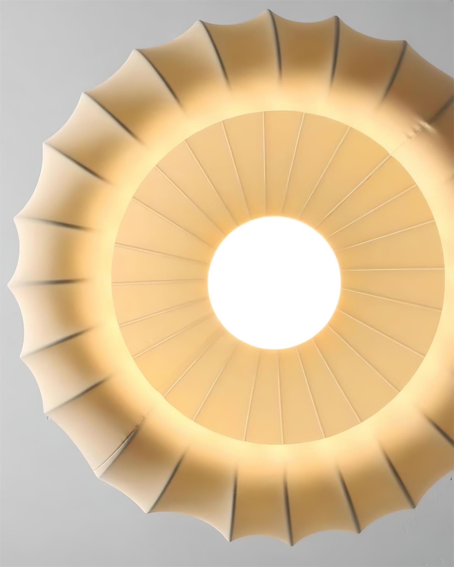 Lotus Belly Pendant Lamp Pleated Petal - Letslighting
