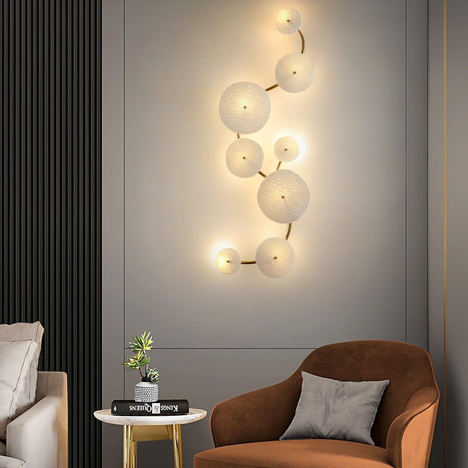 Jesse Elegance Nordic Art Petal Wall Lamp - Letslighting