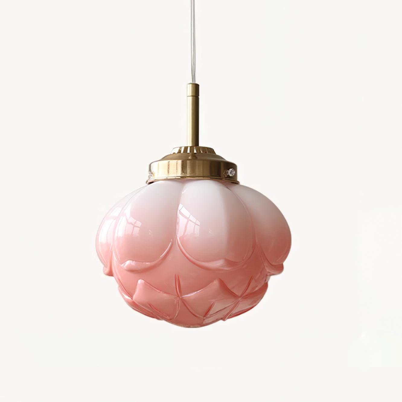 Pendant Lamp and Glass Lotus Flower Shade Artistic Retro - Letslighting