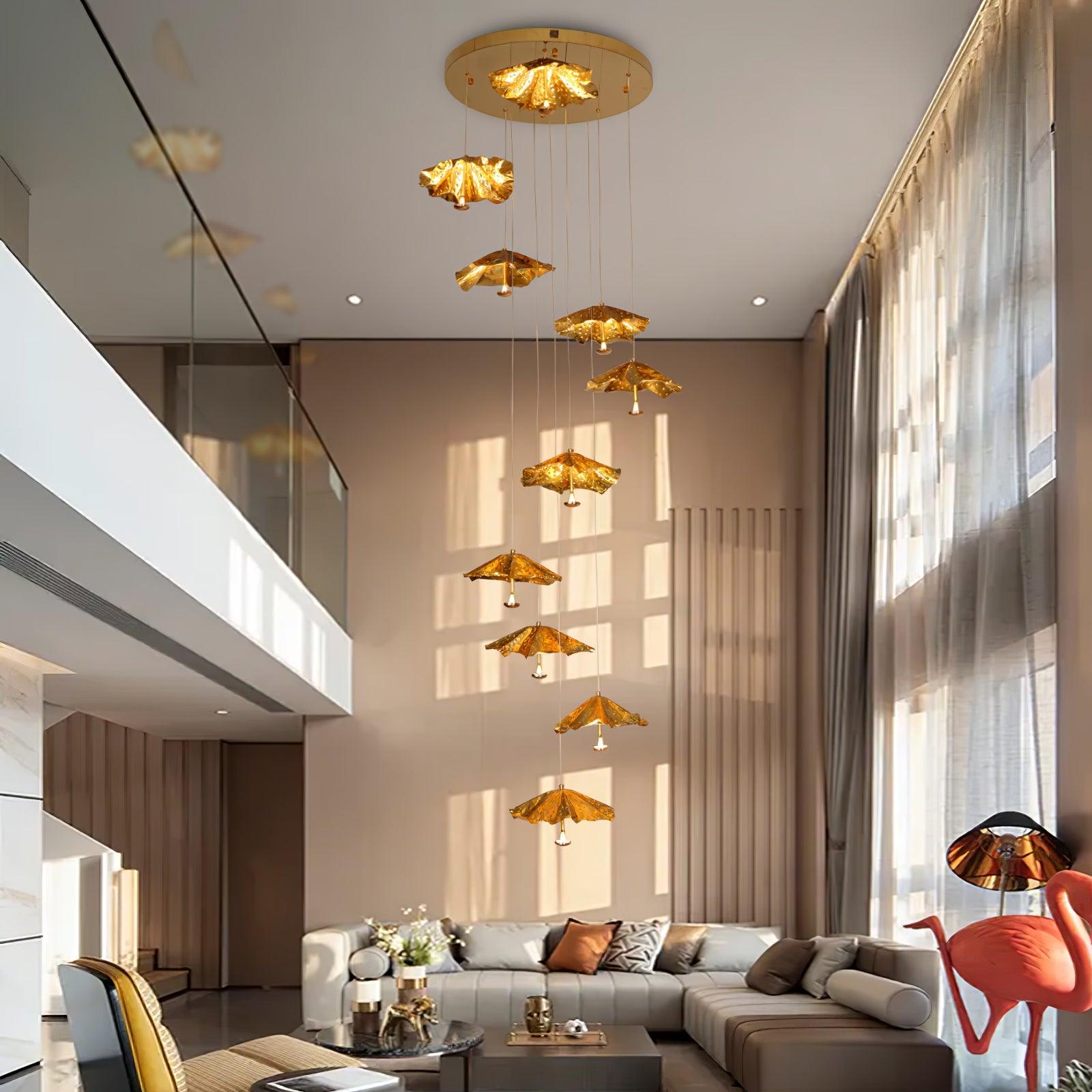 Fluttergold Modern Pendant Chandelier - Letslighting