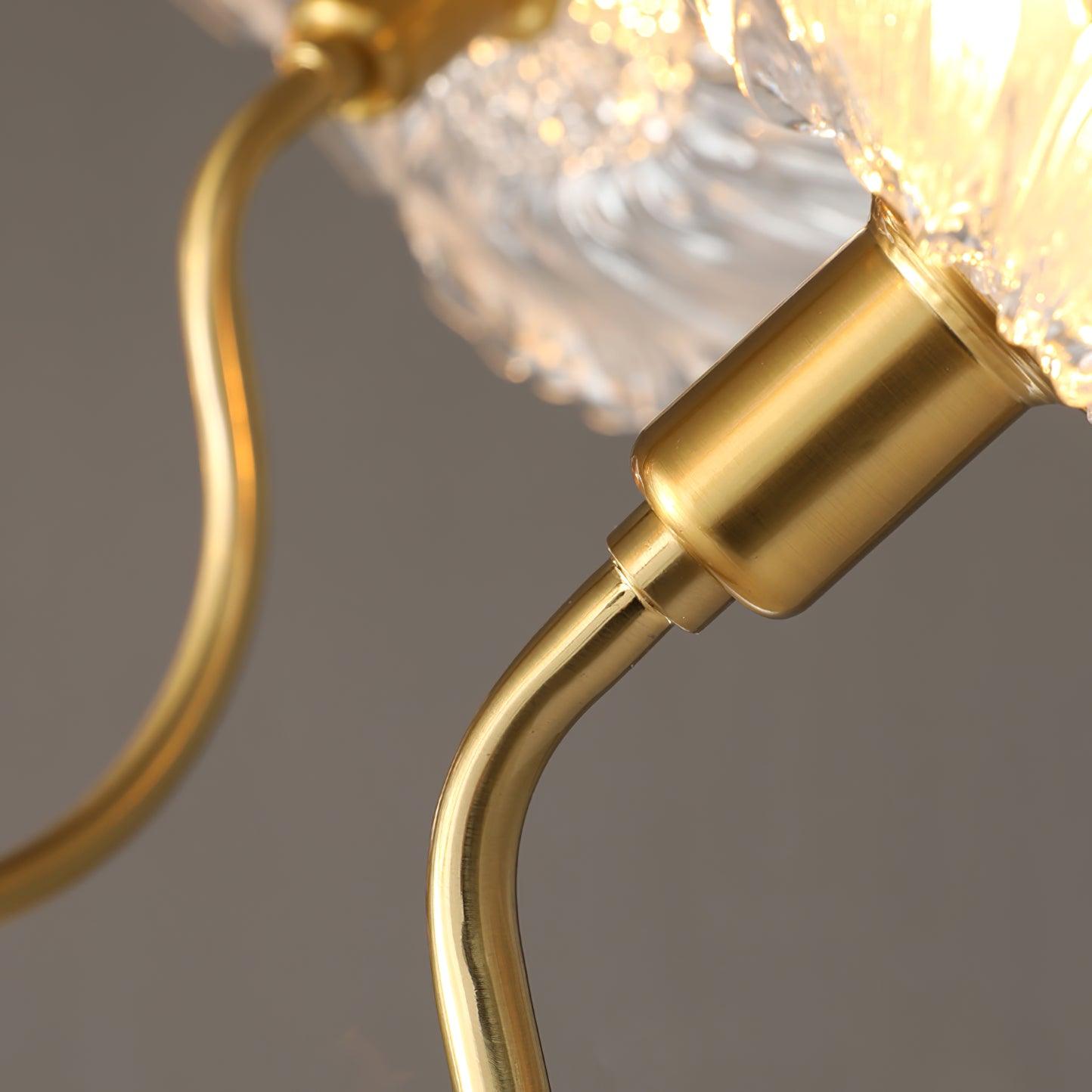 Lustra Chandelier Lotus Leaf Glass - Letslighting