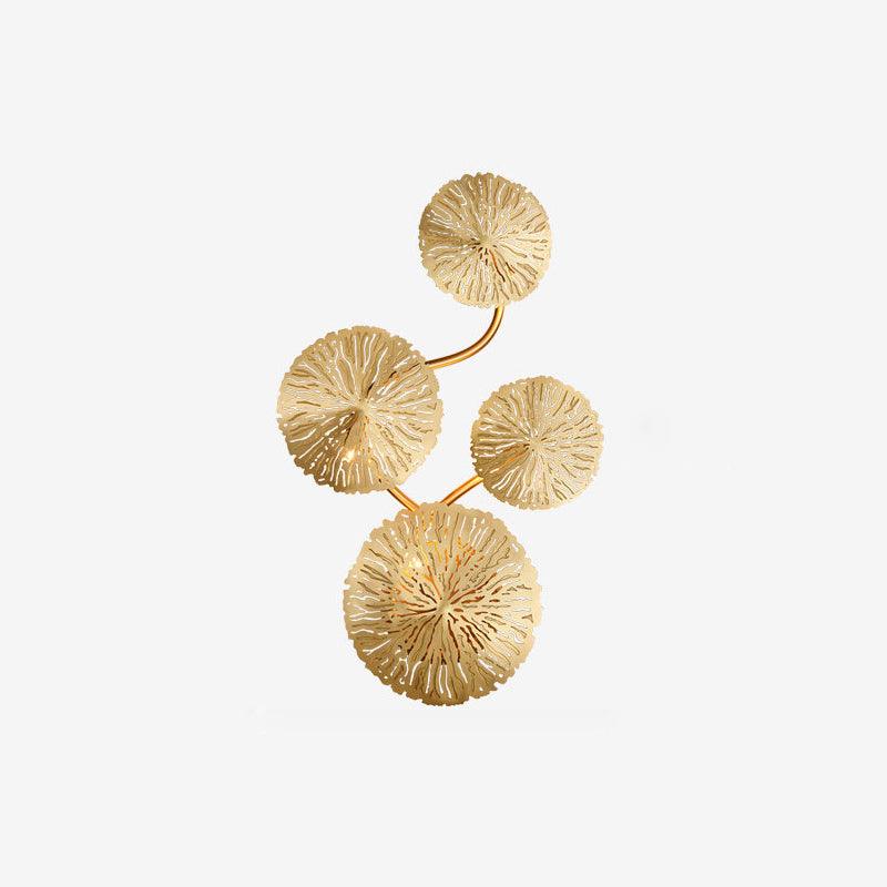 Lustra Wall Lamp Lotus Leaf Brass - Letslighting