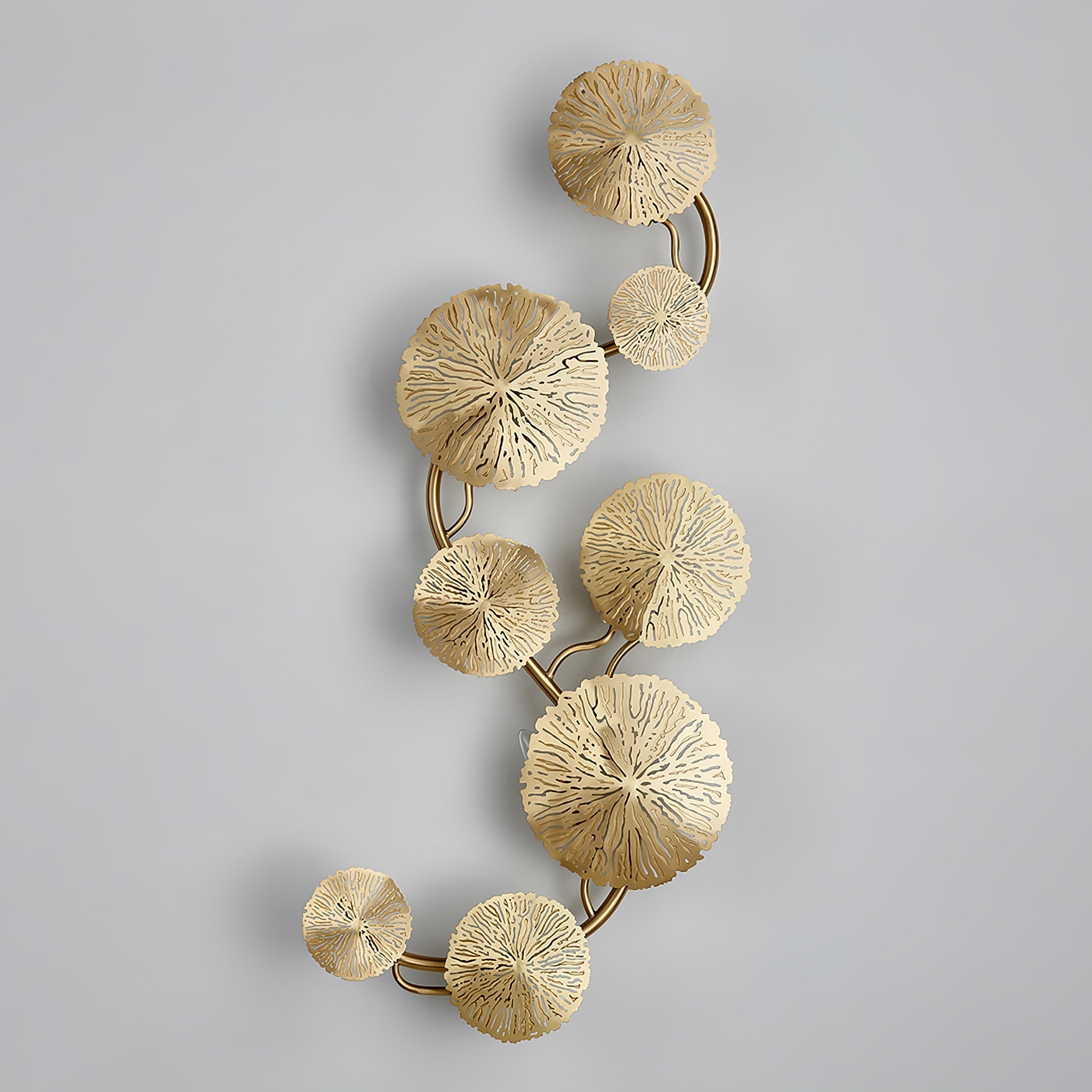 Lustra Wall Lamp Lotus Leaf Brass - Letslighting