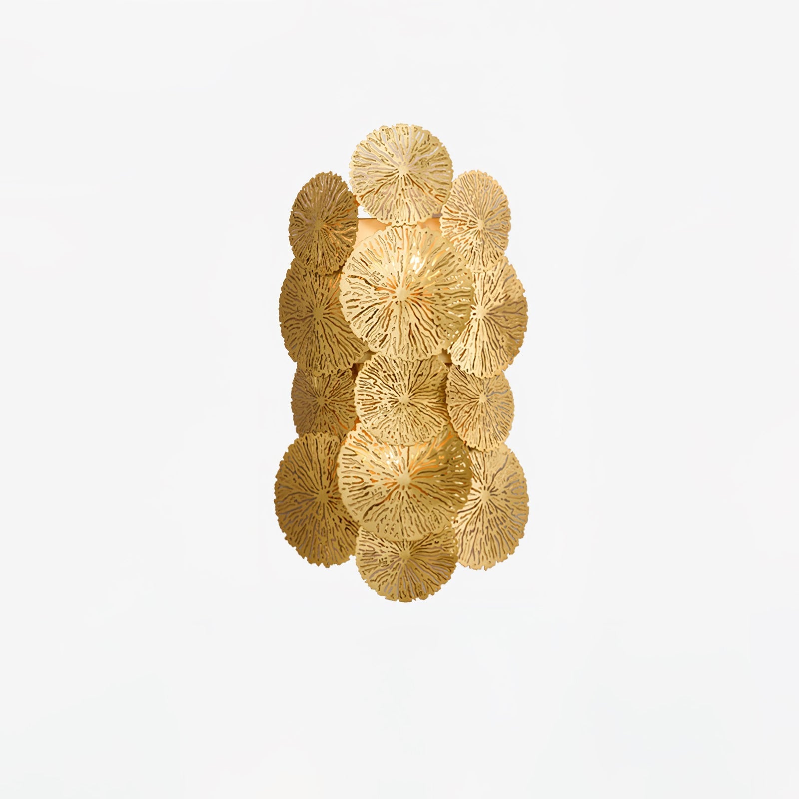 Lustra Wall Lamp Lotus Leaf Brass - Letslighting