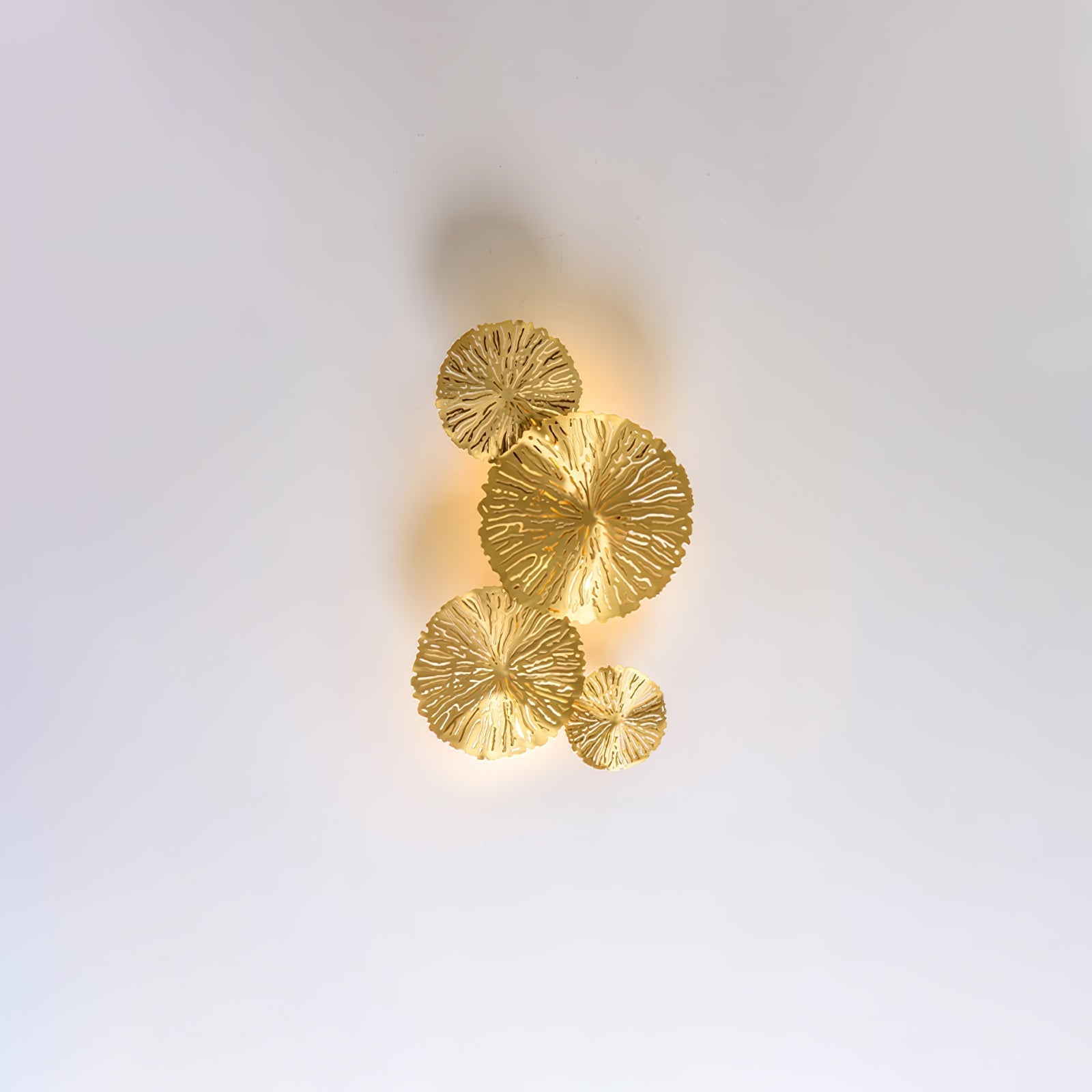 Lustra Wall Lamp Lotus Leaf Brass - Letslighting