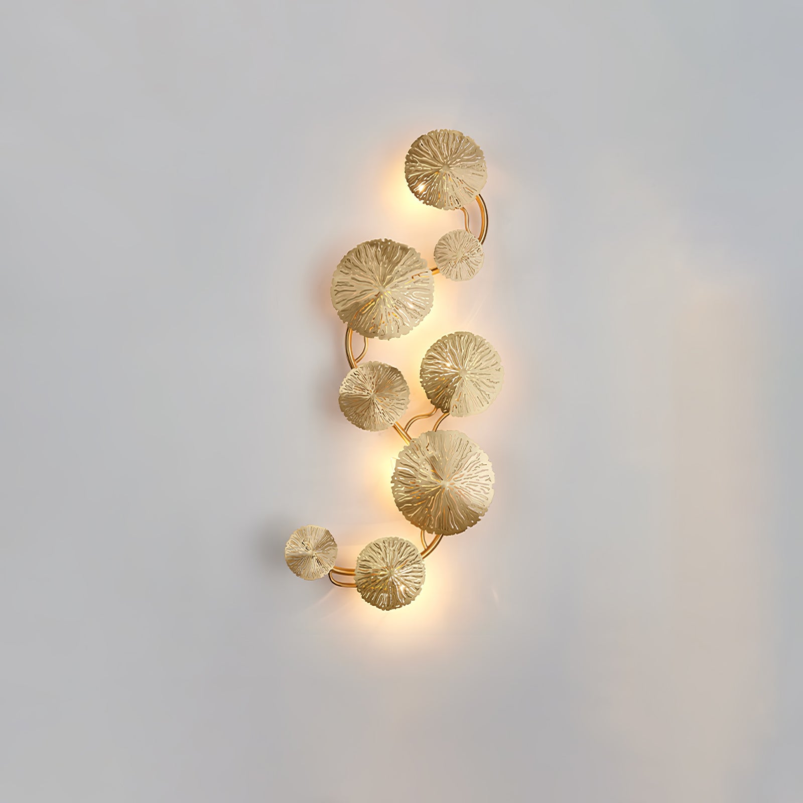 Lustra Wall Lamp Lotus Leaf Brass - Letslighting