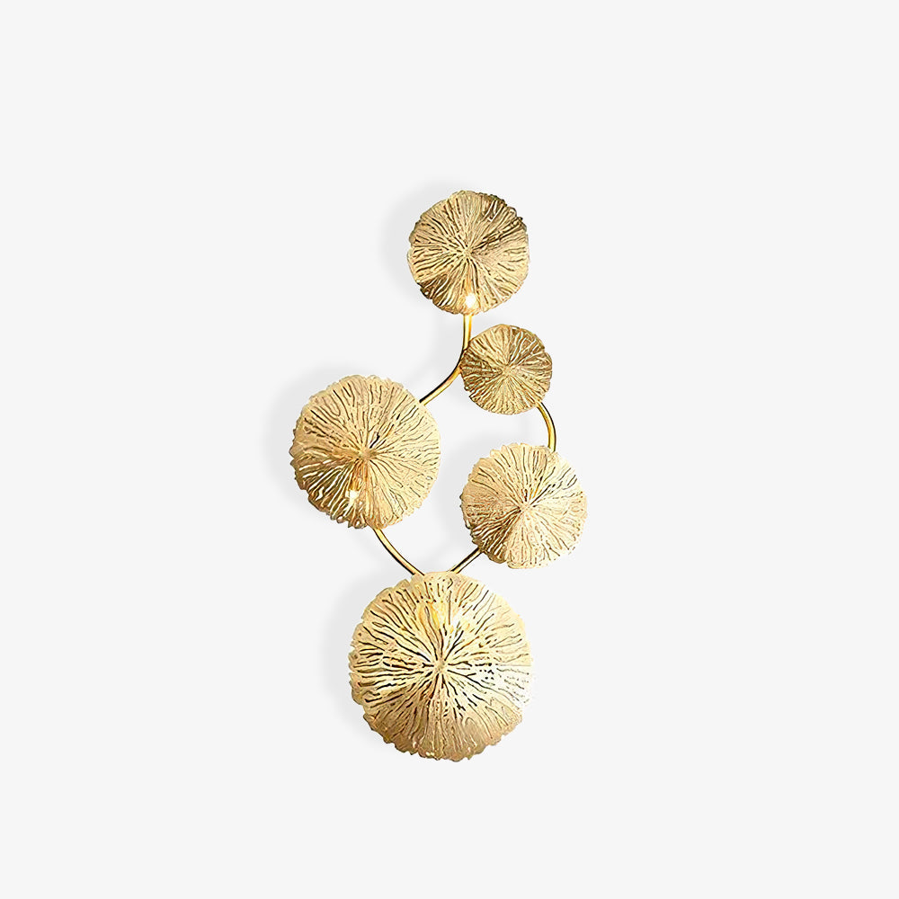 Lustra Wall Lamp Lotus Leaf Brass - Letslighting