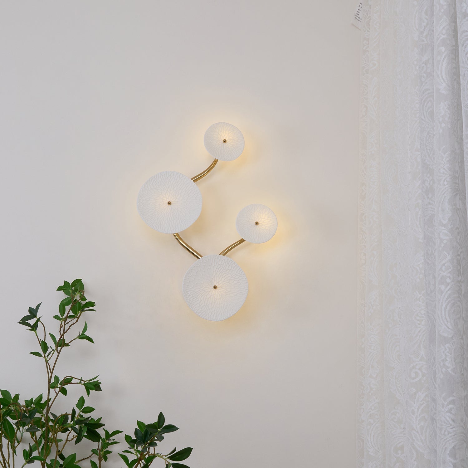 Jesse Elegance Nordic Art Petal Wall Lamp - Letslighting