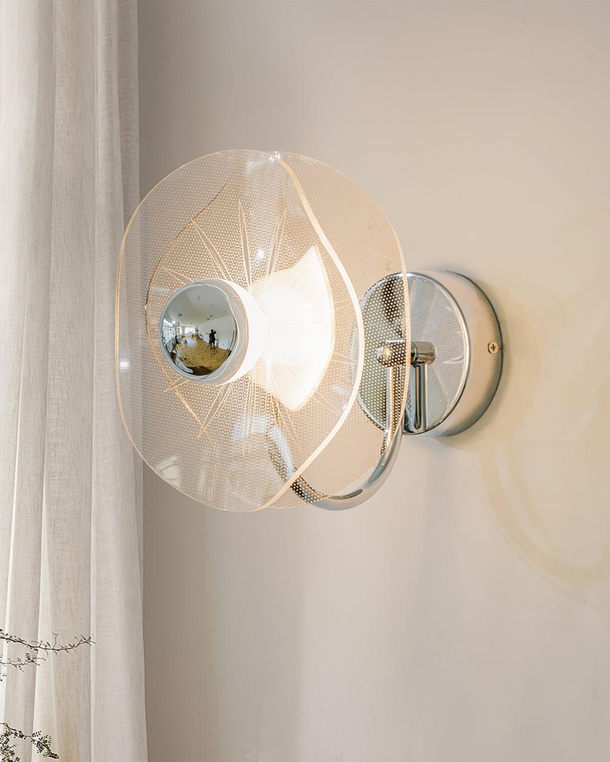 Lotus Wall Lamp Acrylic Disc - Letslighting
