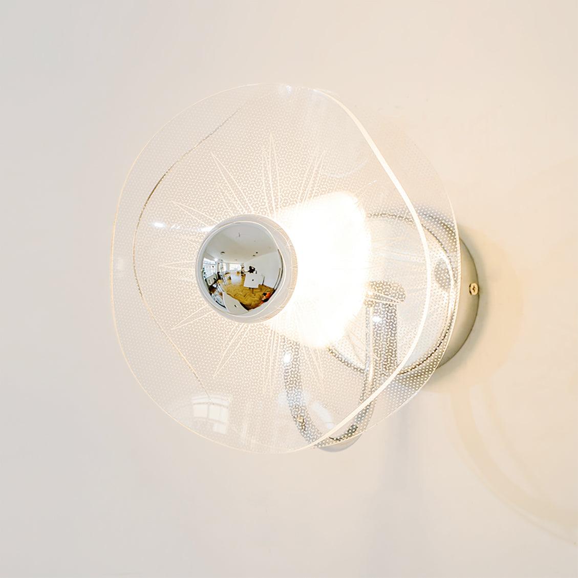 Lotus Wall Lamp Acrylic Disc - Letslighting