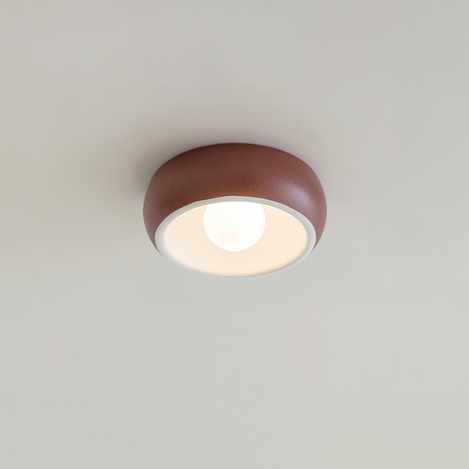 Louis Modern Minimalist Round Glass Ceiling Light - Letslighting