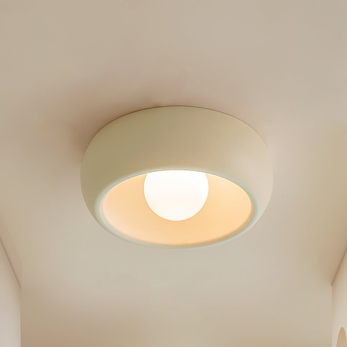 Louis Modern Minimalist Round Glass Ceiling Light - Letslighting