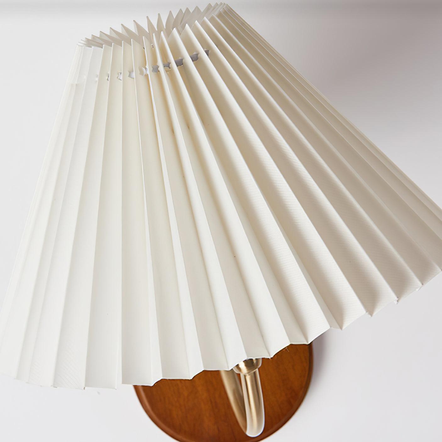 Solenne Vintage Pleated Shade Wall Lamp - Letslighting