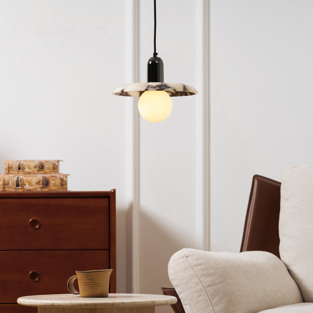 Ulcaran Modern Minimalist Marble Pendant Lamp - Letslighting
