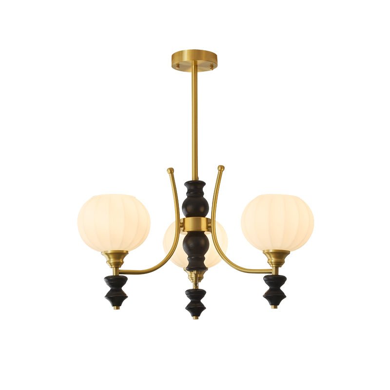 Zavenen Traditional Elegance Vintage Brass Wood Chandelier - Letslighting