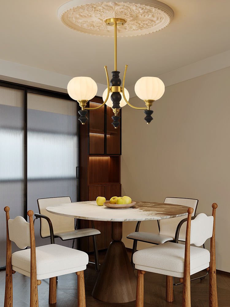 Zavenen Traditional Elegance Vintage Brass Wood Chandelier - Letslighting