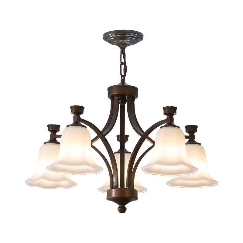 Viloros Traditional Premium Bell Glass Chandelier - Letslighting