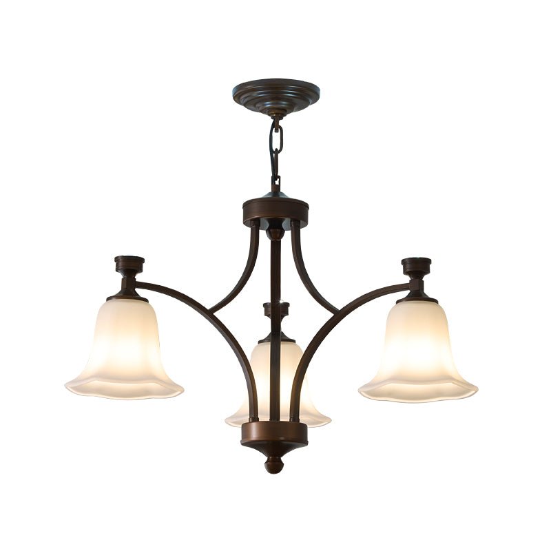 Viloros Traditional Premium Bell Glass Chandelier - Letslighting