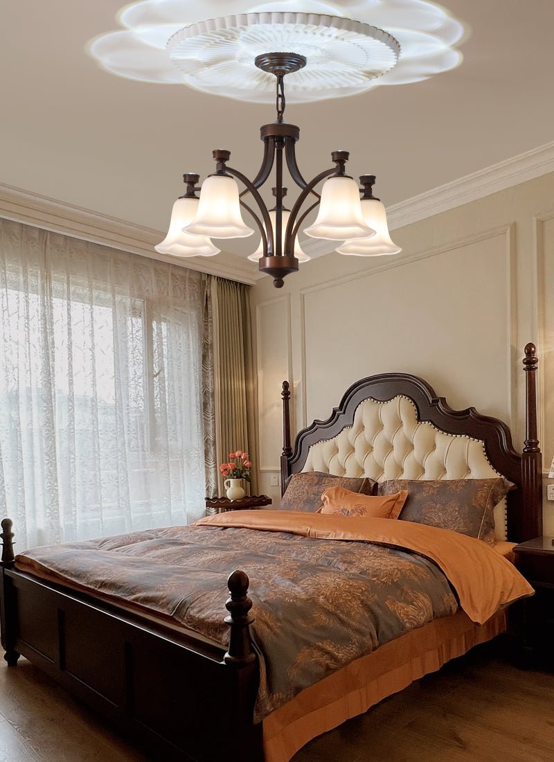 Viloros Traditional Premium Bell Glass Chandelier - Letslighting