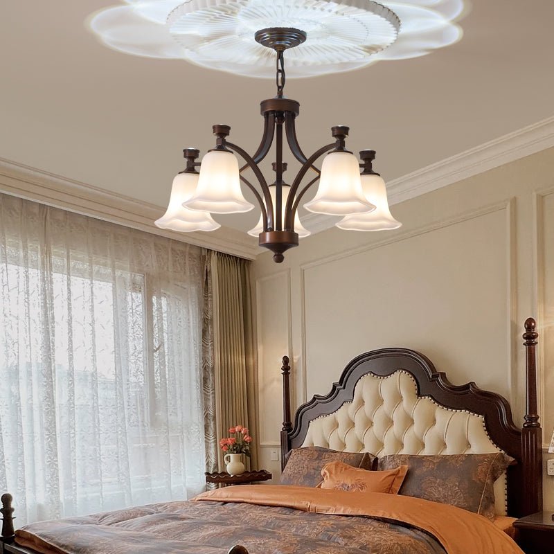 Viloros Traditional Premium Bell Glass Chandelier - Letslighting